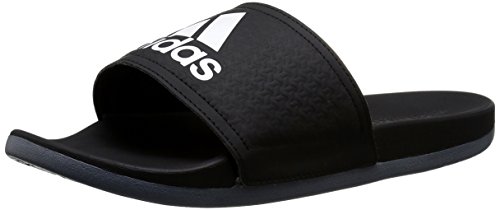 adidas Performance Women's Adilette Supercloud Plus C Slides,Black/White/Black,9 M US
