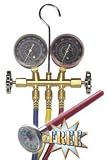 ATD (AD3671) R134a Brass Manifold gauge set, heavy duty 2-1/2