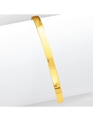 14k Gold Flexible Bangle Bracelet