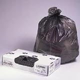 Jaguar Plastics L1717L Black .35 Mil Can Liners, 17 x 17 (JAGL1717L) Category: Commercial Can Liners
