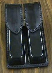 77 Magazine Holder, Double 2 Mag Pch HiGls Blk Sz 276 Chr