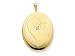 1/20 gold Filled 20mm Diamond in Heart Oval Locket - Chain Included