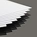 ABS0905 8 pcs 0.5mm Thickness 200mm x 250mm White Polystyrene Sheets 9.84' x 7.87' x 0.02' ABS Styrene Sheets for Model Train Layout New