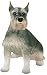 Schnauzer Life Size K-9 Kreations Statue (Gray)