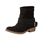 Bronx Damen Lederstiefelette (Schwarz, 39)