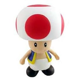  Super Mario Brother PVC 4 inch Figure Toad