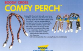 Aspen Pet Booda Comfy Perch Multicolor 25in Cross Small Bird Toy