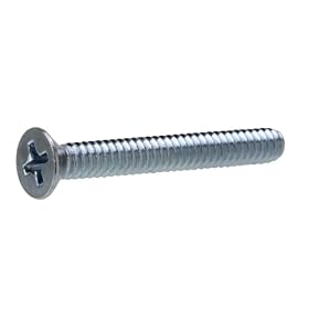 Crown Bolt 33482 #8-32 x 1-1/2 Inch Flat-Head Phillips Stainless Steel Machine Screws, 50-Count