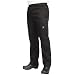 San Jamar P020BK Chef Revival 24/7 Poly Cotton Blend Elastic Waistband Chef Pant with Drawstring, X-Small, Black