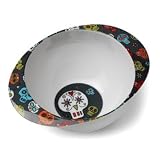 SugarBooger Kid's Deep Dish Bowl. Dia de los Muertos Collection. BPA free melamine dinnerware. ORE Originals.