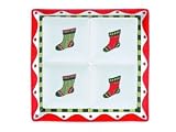 Fitz and Floyd Stocking Stuffers Tray with Snack Plates