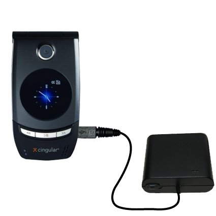  Portable Emergency AA Battery Charge Extender for the Cingular StarTrek / Star Trek - uses Gomadic TipExchange Technology