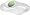 Power Balance White Silicone Wristband-Medium