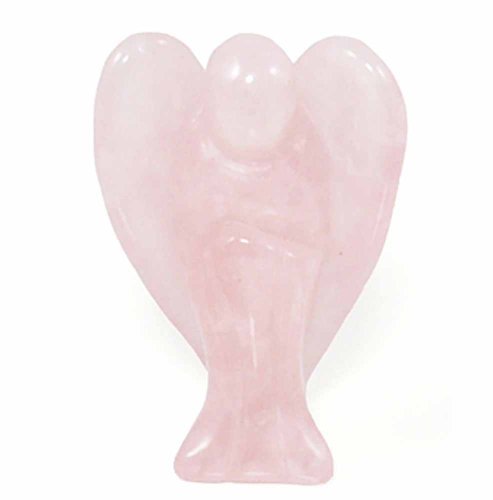 Rose Quartz Angel Carving