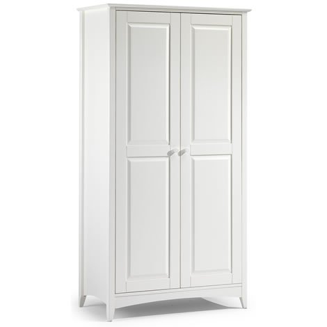 Cameo 2 Door Wardrobe in Stone White