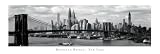 Brooklyn Bridge Photography Poster Print, 36×12
