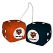 CHICAGO BEARS NFL 3 CAR FUZZY DICE"