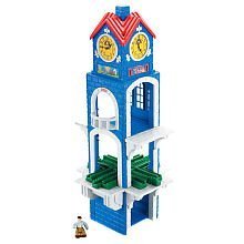 GeoTrax: High Chimes Clock Tower with Figure by GeoTrax