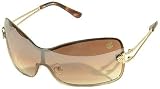 Rocawear - ROCAWEAR Frameless Shield Sunglasses (GLD)