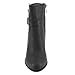 NATURE BREEZE FE17 Women's Dual Buckle Strap Stacked Block Heel Ankle Bootie