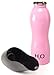 H2O4K9, Dog Water Bottle and Travel Bowl, 25-Ounce, Baby Pink