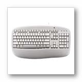 Logitech 10PK DELUXE KEYBOARD-SEA GREY PS/2 ( 967446-0403 )