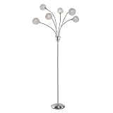 Pompom Floor Lamp - Silvertone