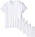 Fruit of the Loom Men's Extended Sizes V-Neck T-Shirt(Pack of 5)