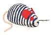Sisal-Maus mit Catnip, 10 cm