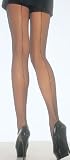 Sheer Back Seam Pantyhose - by Leg Avenue