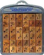 Sign Alphabet Stamps Set
