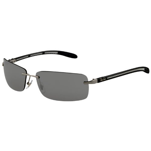 Ray Ban Sunglasses RB8304 Tech 004 6G Gunmetal Silver Mirror - 61mm product image