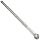 PFERD Ball Carbide Bur, Long-Length, Uncoated (Bright) Finish, Double Cut, Radius End