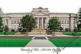Utah Utes NCAA 14 &acute; x 10 &acute; Limited Edition Lithograph ( Unframed ) - B000239RRM