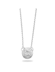 16" Necklace with 8mm Bezel Set CZ