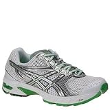 ASICS Women's GEL-DS Trainer 14 Running Shoe,White/Lightning/Apple Green,7.5 B US