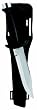 Diving Knife Black Handle - Knives - Diving