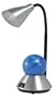 Blue Glitter Ball Turbulence Desk Lamp