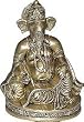 Hindu God Statue Ganesha Brass Sculpture 5 x 3.25 x 6.5 inches