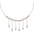 Tricolor Fancy Gold Necklace