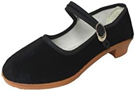 Women's Chinese Canvas Kung Fu Shoes (SHS-002) Black 38 EU Size