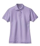 NEW Port Authority - Ladies Pique Knit Sport Shirt Lilac-XL