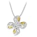 ISADY Pendentif FIN DE SERIE AFFAIRE Shiloh - Plaqué Or jaune 585/1000 et rhodié - Cristal autrich