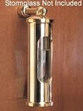 E.S. Sorensen Stormglass Weather Change Predictor Wall Mount Hanging Hook (Chrome)