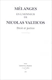 Review Editions A. Pedone  / Melanges en l'honneur de Nicolas Valticos: Droit et justice