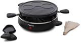 Bestron AYX601 Raclette Grill 6 Pfannen mit Antihaftbeschichtung