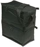 Black Nylon Tote Bag: CaringBag Insulated Tote with Ice Pack (Parts for Breast Pump)