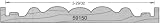 Amana 59150 Amana Rosette Cutter Knives, Carbide Tipped - 3-29/32 Cutting Diameter