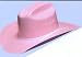 Ladies Pink Cowboy Hat