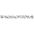 No. Iii Tribal Glow-N-Dark Arm Band Temporary Tattoo 1x6